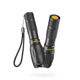 Lampáš Hama W200, 200 lm / 180 m, 3 režimy, zoom, COB, batéria čierna

 obrázok produktu 1 z 3
