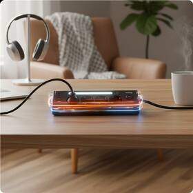 Kábel predlžovací Huslog 15W 4xzásuvka, 2xUSB-C, 2xUSB, 1x LED svetlo čierny

 obrázok produktu 3 z 10