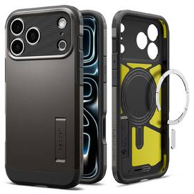 Kryt na mobil Spigen Tough Armor T MagSafe na iPhone 18 Pro Max/17 Pro Max sivý

 obrázok produktu 1 z 15
