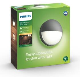 Nástenné svietidlo Philips Capricorn, LED - antracitové 

 obrázok produktu 2 z 2