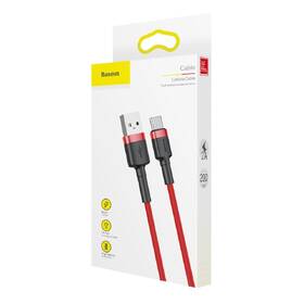 Kábel Baseus Cafule USB/USB-C, 2A, 2m čierny/červený

 obrázok produktu 4 z 4