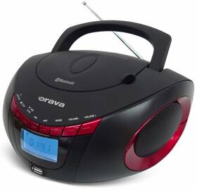 Rádiomagnetofón s CD Orava RCD-813 R 

 obrázok produktu 3 z 4