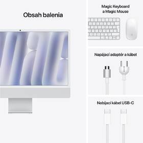 PC all in-one Apple 24" M4 8× CPU 8× GPU, 16 GB, 256 GB - strieborný SK 

 obrázok produktu 8 z 8