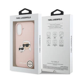 Kryt na mobil Karl Lagerfeld Liquid Silicone Double Heads MagSafe na Apple iPhone 17 ružový

 obrázok produktu 7 z 7