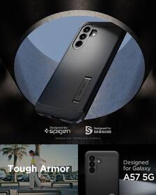 Kryt na mobil Spigen Tough Armor - Samsung Galaxy A57 5G čierny

 obrázok produktu 10 z 15