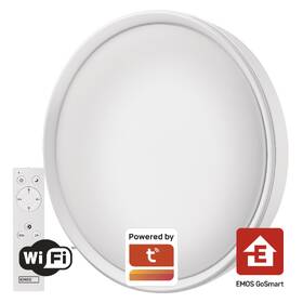 LED stropné svietidlo EMOS GoSmart Ilvi, 45 W, diaľkové ovládanie biele

 obrázok produktu 1 z 13
