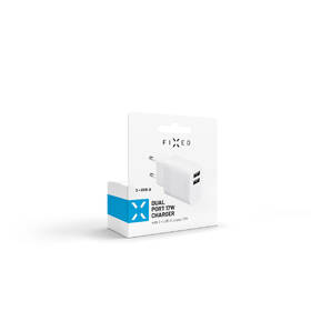 Nabíjačka do siete FIXED 17W Smart Rapid Charge, 2x USB biela

 obrázok produktu 7 z 7