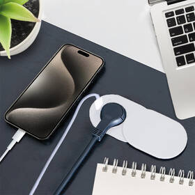 Kábel predlžovací Solight 1x zásuvka, USB A + C 20W, posuvné viečko, 2 m biely

 obrázok produktu 5 z 6