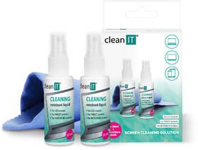 Čistiaca sada Clean IT roztok na notebooky s utierkou, 2x30ml 

 obrázok produktu 1 z 2