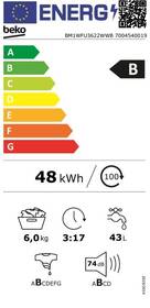 Práčka Beko BM1WFU3622WWB biela

 obrázok produktu 1 z 8