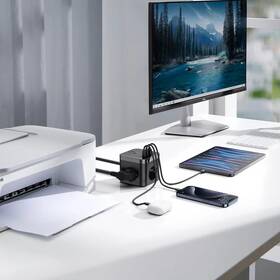 Kábel predlžovací Baseus PowerCombo Cube, 30W, 3x zásuvka, 2x USB/2x USB-C čierny

 obrázok produktu 3 z 3