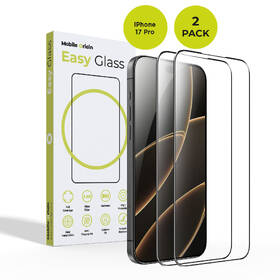 Tvrdené sklo Mobile Origin EasyGlass na Apple iPhone 17 Pro (2 ks) 

 obrázok produktu 10 z 10