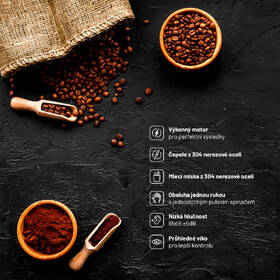Mlynček na kávu Lauben Grinder 200ST 

 obrázok produktu 6 z 8