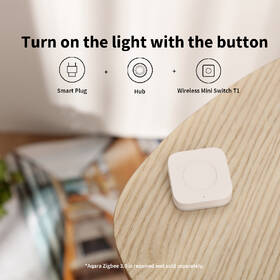 Tlačidlo Aqara Smart Home Mini Switch biele

 obrázok produktu 3 z 6