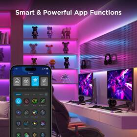 LED pásik Govee Smart PRO LED, RGBICW, 10m (Matter) 

 obrázok produktu 4 z 8