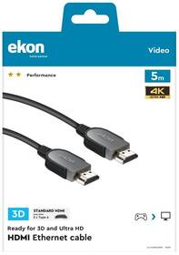 Kábel Ekon HDMI-HDMI V1.4 5M 

 obrázok produktu 2 z 2