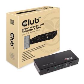 HDMI rozbočovač Club3D Video switch 4:1 HDMI 2.0, 4 porty 

 obrázok produktu 7 z 7
