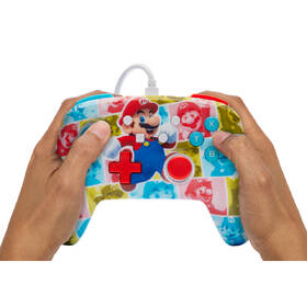 Gamepad PowerA Enhanced Wired Controller na Nintendo Switch - Super Mario - Mario Hero Reel 

 obrázok produktu 5 z 5