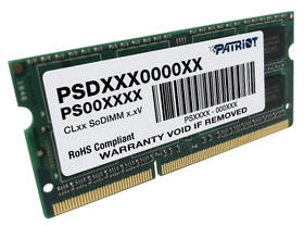 Pamäťový modul SODIMM Patriot 8GB DDR3L 1600MHz CL11 

 obrázok produktu 2 z 2