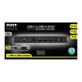 Dokovacia stanica PORT CONNECT 3x 4K USB-C + USB A čierna

 obrázok produktu 9 z 9