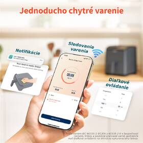 Fritéza teplovzdušná COSORI Dual Blaze Smart 6,4 l čierna

 obrázok produktu 7 z 11