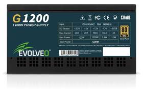 Zdroj Evolveo G1200 Black 1200W 80+ Gold, ATX 3.1 čierny

 obrázok produktu 4 z 15