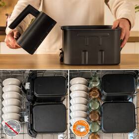Fritéza teplovzdušná Tefal EY9478E0 Ever Fry XXL Dual+ čierna

 obrázok produktu 9 z 9