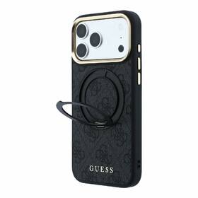 Kryt na mobil Guess PU 4G Ring Stand MagSafe na Apple iPhone 18 Pro čierny

 obrázok produktu 4 z 6