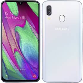 Mobilný telefón Samsung A40 Dual SIM SK biely

 obrázok produktu 1 z 8