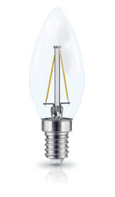 LED žiarovka ETA RETRO LEDka sviečka filiament 5W, E14, teplá biela 

 obrázok produktu 2 z 3
