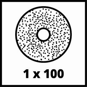 Brúsny kotúč Einhell 100g, Ø108x23x3.2mm k GC-CS 85 E 4500076 

 obrázok produktu 2 z 4
