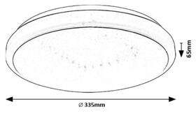 LED stropné svietidlo Rabalux TREVOR 2 71182 biele

 obrázok produktu 3 z 4
