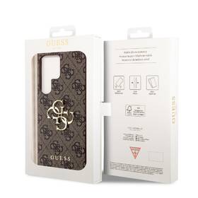 Kryt na mobil Guess PU 4G Metal Logo na Samsung Galaxy S24 Ultra hnedý

 obrázok produktu 4 z 4