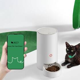Inteligentný podávač NOTTY-Enchen na mačky 3,2 l Wi-Fi APP + dva obojky na mačky proti kliešťom biele

 obrázok produktu 2 z 3