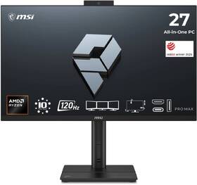 PC all in-one MSI PRO MAX 27TP Z 8MG-002XEU čierny

 obrázok produktu 2 z 8