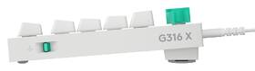 Klávesnica Logitech G316 X 75 - US INT'L layout biela

 obrázok produktu 5 z 16