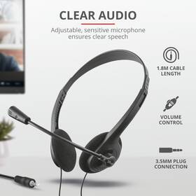 Headset Trust Primo Chat Headset čierny

 obrázok produktu 4 z 4