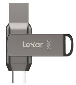 USB flashdisk Lexar JumpDrive D400 Dual, 256GB sivý

 obrázok produktu 1 z 6