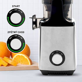 Odšťavovač Tesla SlowJuicer SJ770 XXL Deluxe čierny/strieborný

 obrázok produktu 9 z 14