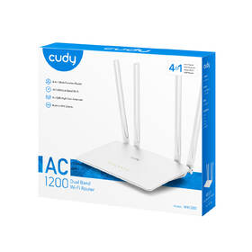 Router Cudy WR1200 AC1200 Wi-Fi biely

 obrázok produktu 4 z 4