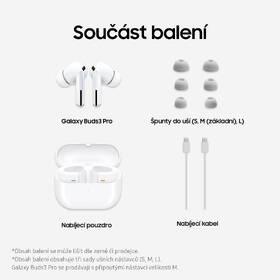 Slúchadlá Samsung Galaxy Buds3 Pro biela

 obrázok produktu 15 z 24