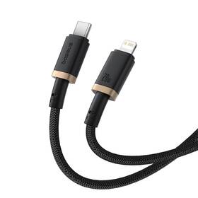 Kábel Baseus Dura USB-C/Lightning, 20W, 2m čierny/zlatý

 obrázok produktu 3 z 16