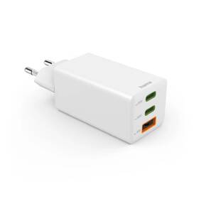 Nabíjačka do siete Hama GaN 2x USB-C + USB-A, PD/QC, 65 W biela

 obrázok produktu 1 z 7