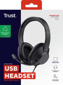 Headset Trust AYDA Max, USB-C/USB-A čierny

 obrázok produktu 6 z 12