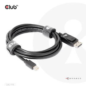 Kábel Club3D mini DisplayPort 1.4/DisplayPort 1.4, 2m čierny

 obrázok produktu 2 z 5