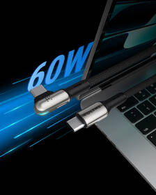 Kábel Voltme Powerlink Stark Series USB-C/USB-C, CTC 3A/60W 1,2m čierny

 obrázok produktu 2 z 2