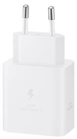 Nabíjačka do siete Samsung 45W, USB-C + USB-C kábel 1,8m biela

 obrázok produktu 2 z 6