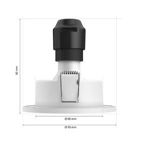Vstavané svietidlo Philips Adore Hue, 3x 4,2W + 3x GU10, White Ambiance (3 ks) biele

 obrázok produktu 3 z 6