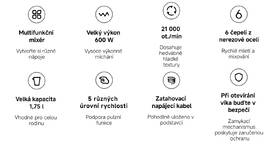 Stolný mixér Xiaomi Blender čierny

 obrázok produktu 5 z 10