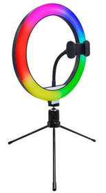 Kruhové svetlo Powerton 10" RGB LED, tripod čierne

 obrázok produktu 2 z 3